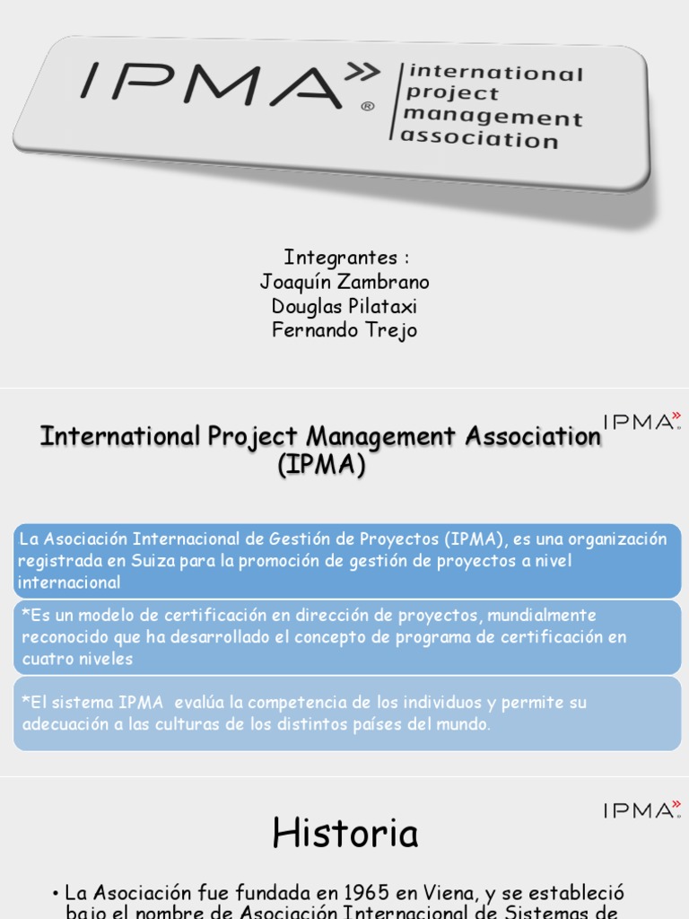 Introduccción A IPMA | PDF | Gestión de proyectos | Business