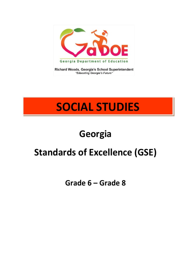 Social Studies 6 8 Standards PDF Gross Domestic Product