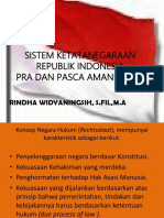 Sistem Ketatanegaraan Republik Indonesia