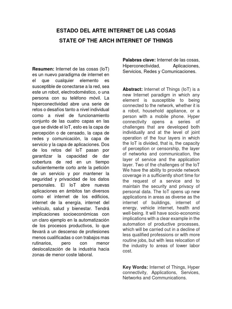 Retos y Aplicaciones del IoT | PDF | Internet de las Cosas ...