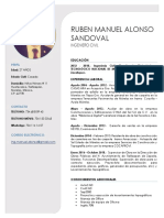 C.V. Ruben Manuel Alonso Sandoval 2018