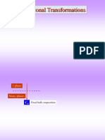 Diffusional Other Transformations