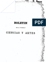 Boletin de Las Ciencias y Las Artes Montevideo 1880 PDF
