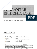 Pengantar Epidemiologi - Dr. Fachriani