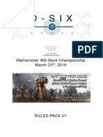 Warhammer 40k Store Championship March 23, 2019: 4 The Rake Precinct, Bromborough, CH62 7AD
