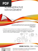 12 Elements of Administrative Management