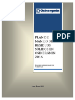 Plan Manejo Residuos Solidos 2016 PDF