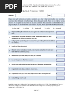 UPPS-P Impulsive Behavior Scale Guide | PDF | Impulsivity | Action ...