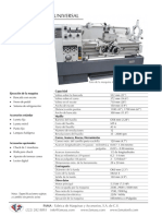 Torno Paralelo LA-53 Folleto