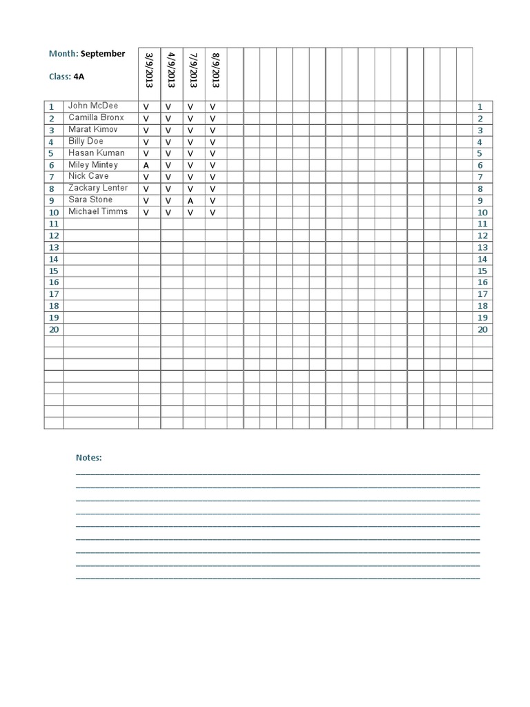 Monthly Journal Example | PDF