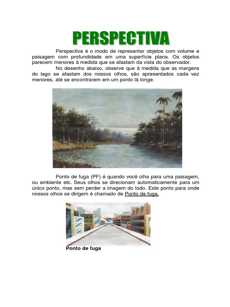 Introdução à Perspectiva Visual | PDF