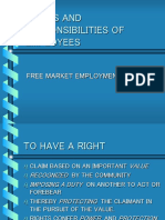 Rights and Responsibilities of Employees: Free Market Employment