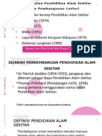 1.1 Sejarah Dan Konsep Pendidikan Alam Sekitar