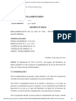 Legislación Provincial de Córdoba_ Decreto Reglamentario Número 1022-11