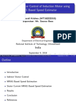 Sensorless Vector Control of Induction Motor Using MRAS Based Speed Estimator