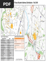 UT Student Address Distribution 2018 Points