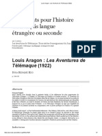 Louis Aragon - Les Aventures de Télémaque (1922)