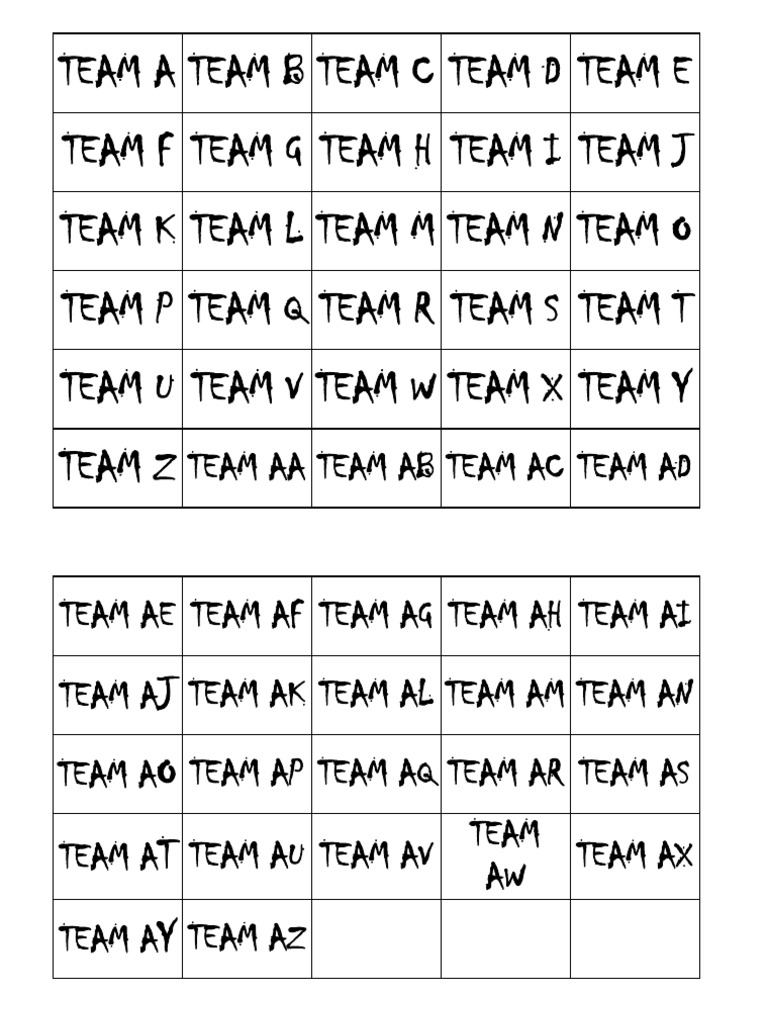 Team Disnat | PDF | Sports & Recreation