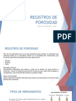 Registro de Pozos - Registros Pontencial Espontaneo Gamma Ray - Clase 9 PDF