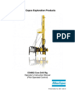 Atlas Copco CS4002 Core Drill Operator's Manual