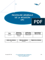 Procédure Générale de La Mission OPC PDF