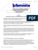 Acheronta 14 - Las instituciones psicoanalíticas en México (un análisis sobre la formación de analisas y sus mecanismos de regulación) - Capítulo I