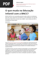 o Que Muda Na Educacao Infantil Com a Bnccpdf