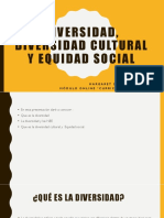 DIVERSIDAD, Diversidad Cultural y Equidad Social