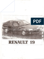 Renault 19 Navod K Pouziti PDF