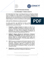 AP Integral Apoyos Conacyt PDF