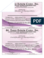 PAFTE Certificate 2018