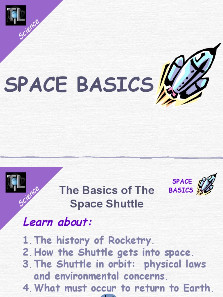 Space Basics Sc Ien Ce Pdf Space Shuttle Weightlessness