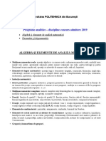 Programa Analitica MATEMATICA 2019