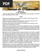 Novena Pentecostes - Terceiro Dia