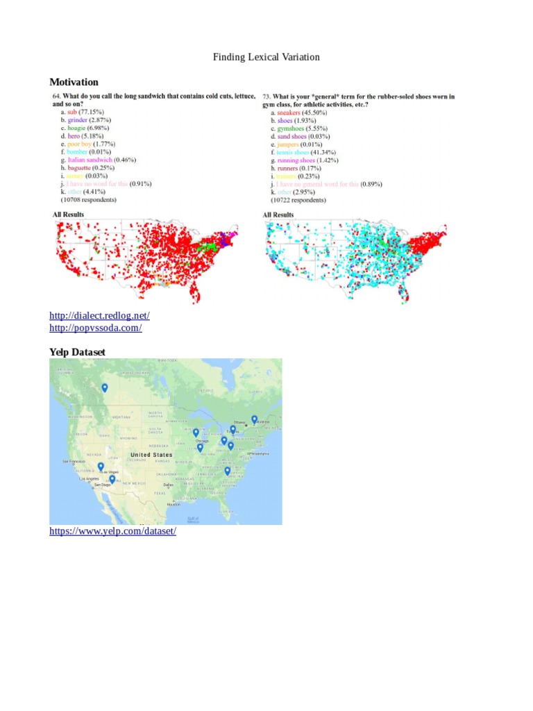 Motivation: Finding Lexical Variation | PDF | Foreign Language Studies