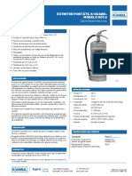 Ficha Técnica Extintores TIPO K