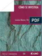 Blaxter, L. Como-Se-Investiga PDF