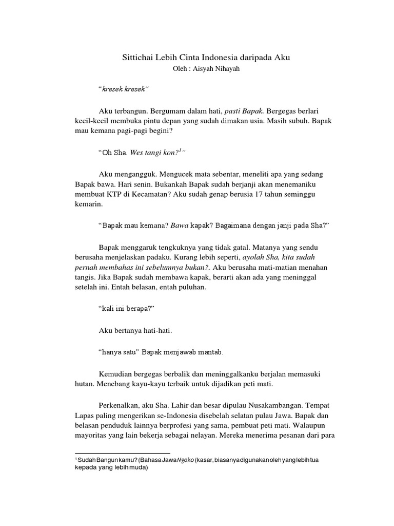 Lcnehi Aisyah Nihayah Ni Mah Sittichai Lebih Cinta Indonesia Daripada Aku Pdf