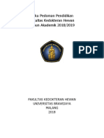 Pedoman Pendidikan FKH UB TAHUN 2018 2019 PDF