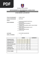 Environmental Engineering Laboratory Open-Ended Lab Report