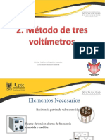 Medida de Impedancia - Tres Voltimetros y Medida de Potencia Eléctrica PDF