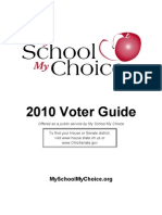 2010 Voter Guide: Offered As A Public Service by My School My Choice