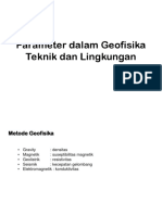 Parameter Dalam Geofisika Teknik Dan Lingkungan