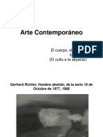 Arte Contemporáneo - Clase 12 (Cuerpo, Trauma, Informe)
