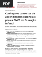 Conheca Uma Experiencia Que Coloca o Pensar e Agir Da Crianca No Centro Do Processo Educativopdf