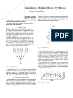 First Project Guidelines: Digital Music Synthesis: Instructor: Yolanda Campos