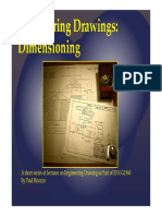 Engineering Drawings Lecture Dimensioning