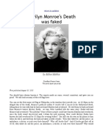 Marilyn Monroe's Death was Faked