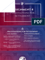 Assignment 4 - Negotiations For Settlement (01441128xA335E)