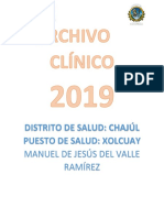 Archivo Clínico 2019